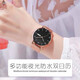 BNAN 8手表女ins高顏值初高中生學(xué)生防水公務(wù)員考試國考輕奢女士電子表 網(wǎng)帶玫瑰金黑面