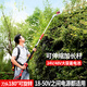 中村一郎專業(yè)高枝電動綠籬機伸縮加長桿鋰電池雙刃電動綠化修剪機電動農(nóng)具 18V-50V專業(yè)款綠籬機48V20AH電池