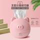 創(chuàng  )意紙巾盒ins簡(jiǎn)約抽紙盒子客廳家用餐巾紙卷紙筒紙巾收納盒餐廳辦公桌面可愛(ài)卡通宿舍圓筒卷紙盒 粉色小豬