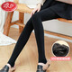 浪莎加厚打底褲女秋冬季加絨超厚肉色光腿神器大碼胖mm連褲襪腳踩外穿保暖褲 350克冬季款黑色踩腳【推薦-5~10度】 加大碼【推薦體重130-200斤】
