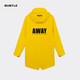 Subtle 風(fēng)雨衣潮牌騎行雨服時(shí)尚雨披女長款全身防雨服男外套AWAY MIMOSA草黃 L