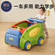 蒂樂(lè )學(xué)步車(chē)嬰兒手推車(chē)防o型腿防側翻寶寶學(xué)步走路神器兒童助步車(chē) 瑞克綠-5合1