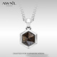 AWNL【高卿塵同款】維京勇者之盾項鏈男吊墜飾品送男友生日禮物 【品牌禮盒】古銅輝石項鏈 鈦鋼鏈55CM
