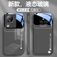 MOZK 適用iqooneo8手機殼iqooneo7液態(tài)玻璃保護套neo6se新款大視窗全包鏡頭防摔創(chuàng)意男女簡約潮牌 IQOONeo7【石墨灰-A2-大視窗】+手機膜 液態(tài)玻璃