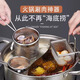 海滌（HAIDI）火鍋漏勺腦花神器煮面漏網(wǎng)籃燙豬腦容器漏斗涮肉過(guò)濾網(wǎng)帶掛鉤漏筐 大號方形底鉤 無(wú)規格