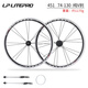 LP LITEPRO折疊車(chē)20寸快拆圈剎碟剎輪組406/451輪圈前2后5培林軸承輪轂車(chē)輪 黑色451/74/130純V剎