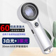 韓炎60倍高清放大鏡充電款中華茅臺(tái)煙酒鑒定放大鏡帶紫光燈看郵票驗(yàn)鈔 60倍充電 白光+紫光版  機(jī)械按鍵
