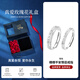 ziz穗穗平安情侶戒指一對七夕情人節(jié)禮物對戒紀念日送女友送老婆愛人 【銀色】穗穗平安戒指+真愛花盒