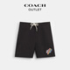 蔻馳（COACH）【七夕情人節(jié)禮物】【專享直降】奧萊男士男裝彩虹裝飾沙灘褲短褲 彩色 M