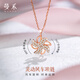 曼禾S925銀項(xiàng)鏈女士2025新款吊墜鎖骨鏈?zhǔn)罪椘防掀派斩Y物送女生朋友