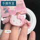 樂喵（LEMIAO）粉嫩餅干kt發(fā)圈韓國簡約可愛日系閨蜜少女心卡通頭繩 粉嫩餅干#KT貓1個裝 【發(fā)圈】A14