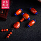 觀(guān)玉觀(guān)玉南紅瑪瑙配飾套裝金剛星月菩提手串配飾套餐藏式三通 8*6mm的各種佛珠