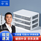 中偉（ZHONGWEI）簡約塑料小抽屜式a4紙收納盒多功能收納柜子大號3層白色
