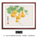曼遇青絲中式電表箱裝飾畫(huà)配電箱遮擋壁畫(huà)中國風(fēng)事事如意電箱盒裝飾免打孔 GK106【五福臨門(mén)】 60*50cm懸掛掀蓋式【遮擋54*44】