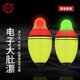 熊火電子大肚漂夜光魚漂日夜兩用鰱鳙浮漂遠(yuǎn)投海釣阿波磯釣套裝 兩個(gè)裝【吃鉛40g-2個(gè)電池】