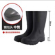 池愛勞保雨鞋鋼頭鋼底礦工鞋防砸工業(yè)安全鞋耐油耐酸堿防水防穿刺水鞋 鋼頭中筒(防砸) 42