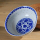 LICHEN 景德鎮(zhèn)青花玲瓏陶瓷碗牡丹花釉下彩中式瓷器米通餐具 微波爐適用 8.2英寸大湯碗（微瑕停產(chǎn)尾貨）