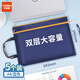 優(yōu)必利 A4文件袋 辦公商務(wù)收納袋牛津布拉鏈資料袋加厚拉邊袋5個(gè)  1210藍(lán)色