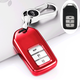 適用本田汽車(chē)鑰匙包套CRV思域XRV繽智URV冠道雅閣皓影英仕派奧德賽型格享域改裝遙控器鑰匙殼鎖匙扣 A款智能【紅色+金屬扣】 改裝內飾汽車(chē)用品配件功能小件