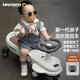 樂(lè )卡（Lecoco）兒童扭扭車(chē)男孩女孩靜音寶寶玩具1-3歲溜溜車(chē)妞妞車(chē) 費格聲光款 -絲絨摩卡