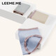 LEEME.ME粒米【60支長(zhǎng)絨棉】?jī)?nèi)褲女女士?jī)?nèi)褲抗菌內(nèi)檔女褲頭3條裝L(165/90)