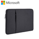 啟萊 微軟Surface Pro 第11版電腦包Laptop 第7版 內膽包pro10機身防摔加絨布藝輕薄保護套 加絨防震內膽包-黑色 13.8英寸Surface Laptop 第7版