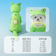 嬉皮狗（hipidog）狗狗雨衣夏季衣服寵物狗夏天泰迪比熊小型犬動(dòng)物造型牽引出行雨衣 青蛙蒂安綠 M 建議體重7-9斤