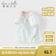 戴維貝拉（DAVE＆BELLA）2025夏裝新款純棉女童t恤兒童短袖上衣女寶寶衣服小童打底套頭衫 藍白條紋【現貨】 90 cm（建議身高80-90cm）