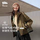 蕉下（beneunder）三合一沖鋒衣LS19523女短外套風衣防風氣絨保暖棉服 松露棕S