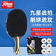紅雙喜乒乓球拍顆粒長(cháng)膠反膠9星8星7星專(zhuān)業(yè)級狂飆九星八星兵乓球拍 9星 橫拍 9003長(cháng)反膠單只+6球+拍套
