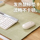 三春（SHANCHN） 三春鋁板暖桌墊大號(hào)加熱辦公室發(fā)熱桌墊學(xué)生桌面暖手暖腳神器 透氣棉麻綠60*36（防水無(wú)異味 ）