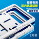 米多多車(chē)牌邊框保護(hù)框鋁合金藍(lán)牌照架汽車(chē)牌架框車(chē)牌架牌照框套架框 福特專(zhuān)屬車(chē)標(biāo)(銀色)發(fā)前后兩片 - 雙層