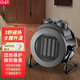 揚子(YANGZI) 小鋼炮取暖器暖風機家用電暖器工業(yè)大功率電暖氣速熱大棚養(yǎng)殖熱風機大面積小太陽 3000W黑色升級款【陶瓷發(fā)熱】