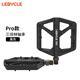 樂(lè )百客（LEBYCLE）山地車(chē)腳踏三培林軸承自行車(chē)高強度尼龍踏板通用腳蹬子配件 PRO款-黑色（三培林）