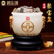 碧琉璃聚寶盆擺件招財(cái)聚財(cái)客廳玄關(guān)酒柜裝飾品擺件公司開(kāi)業(yè)喬遷新居禮品 四方納財(cái)聚寶盆 小號(hào)長(zhǎng)15寬15高16厘米
