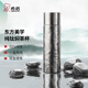 希諾（heenoor）純鈦保溫杯男女士大容量燜茶壺帶濾網(wǎng)戶(hù)外旅行便攜家用泡茶杯子 云海霧?。ㄒ槐p蓋）420ml