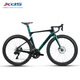 喜德盛公路自行車(chē)AD7碳纖維破風(fēng)車(chē)架2*12電子變速 油壓碟剎 綠魔（105 DI2版） L（適合身高175-185cm）