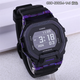 CASIO卡西歐40周年限定 GSHOCK跑步測速計步藍牙小方塊學(xué)生手表GBD-200 GBD-200SM-1A6透明藍