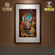 旺鼎檀手工鏨刻銅雕畫《神勇貔貅》客廳玄關(guān)裝飾畫背景畫喬遷新居禮物 神勇貔貅