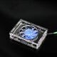 晶顏 顯卡背板散熱器通用RTX3090顯卡散熱風(fēng)扇靜音3070 3080顯存降溫散熱器顯卡風(fēng)扇 單風(fēng)扇【無(wú)光版】