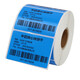 多標 艾利彩色三防熱敏標簽紙不干膠30-70寬空白條碼打印紙分類(lèi)規格食品包裝設備卷裝箱貼定制 藍色熱敏標簽 70*60-450張*2卷