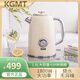 KGMT燒水壺復(fù)古開水壺家用1.8L大容量316L不銹鋼食品母嬰級電熱水壺 1.8L 艾芙瑞白（復(fù)古表盤款） KGMT
