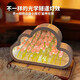 金日滿(mǎn)【成品】教師節送老師云朵郁金香桌面擺件鏡子小夜燈生日禮物女友 20朵郁金香+紐扣電池供電+禮袋