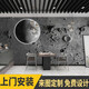 西里爾月亮浮雕月球表面壁紙酒吧奶茶店仿水泥灰色藝術(shù)背景墻面凹凸墻紙 無縫防水油畫布