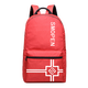 SMOPEN杉美 戶(hù)外防水雙肩背包 學(xué)生書(shū)包旅行登山包英倫復古休閑包男女潮風(fēng)電腦包 紅色-JD發(fā)貨