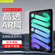 HAOLOCM 適用iPad mini7/6鋼化膜 2024款AR膜8.3英寸A17 Pro7代平板電腦高清防摔磁吸可拆卸手寫(xiě)類(lèi)紙膜 8.3英寸 iPad mini 7代 【AR膜】粘貼式-高清高透防