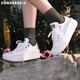 匡威（Converse）厚底鞋女鞋新款70S低幫帆布鞋松糕鞋云朵Move增高硫化鞋小個(gè)子 570257C 經(jīng)典白 37 /6.5