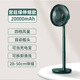 索伯 SOBE 小風(fēng)扇USB可充電風(fēng)扇迷你風(fēng)扇學(xué)生宿舍辦公室自動(dòng)搖頭桌面風(fēng)扇便攜式小型風(fēng)扇伸縮風(fēng)扇 宮廷綠伸縮版【自動(dòng)搖頭+四檔調(diào)節(jié)+20000毫安】