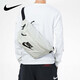 耐克（NIKE）斜挎包男女同款胸包腰包2025夏季新款單肩包防水大容量挎包 BA5751-072 均碼 約52x12x21厘米