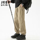 JEEP SPIRIT吉普工裝褲男春夏季韓版休閑褲子男士機(jī)能沖鋒褲男 卡其色 XL
